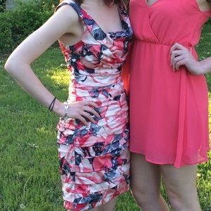 Floral multi color dress size 2